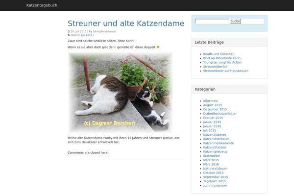 QuickStrap theme site design template sample
