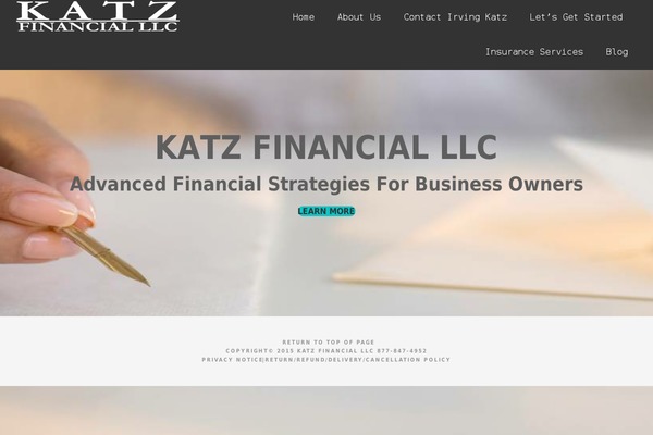 katzfinancialllc.com site used Agency Pro