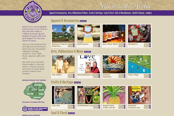 kauaimade.net site used Kauaimade