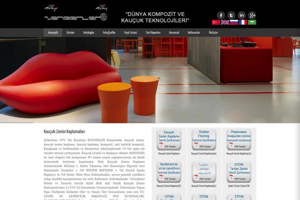 Impression theme site design template sample