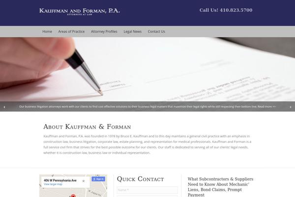 Site using Single Post Widget plugin