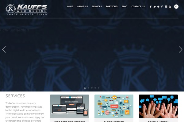kauffswebdesign.com site used Porcelain
