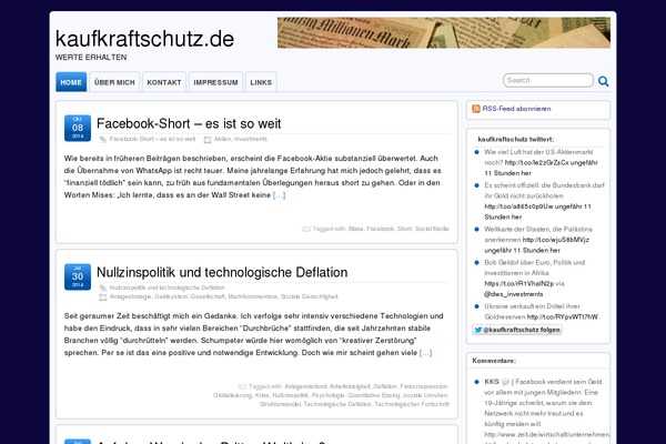Site using Better WordPress Recent Comments plugin