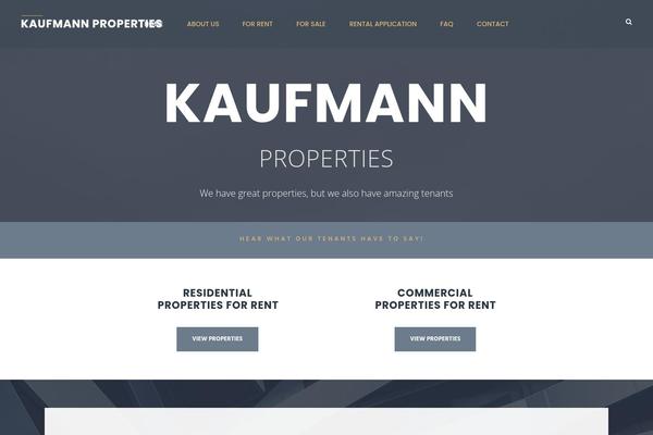 Infinite theme site design template sample