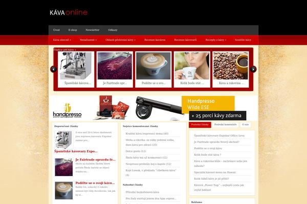 GrungeMag theme site design template sample