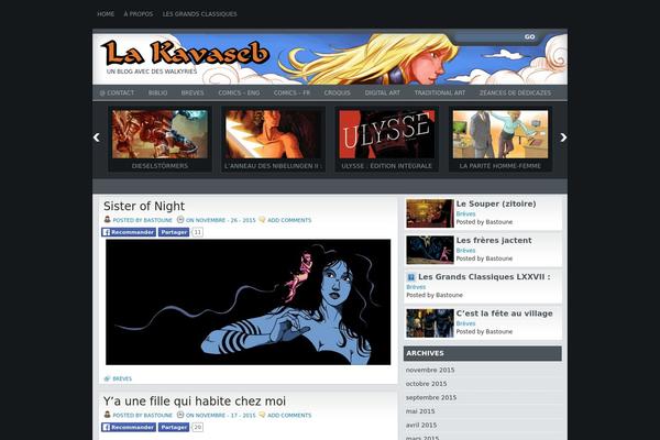 Scarlett theme site design template sample