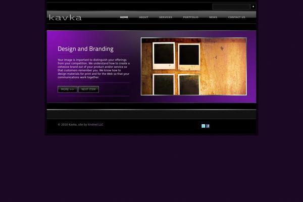 kavka.com site used Phiworx
