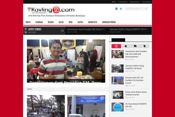 Newsroom14 theme site design template sample