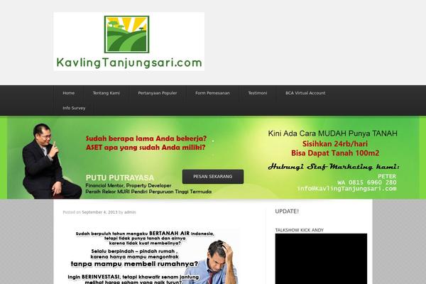 Estate theme site design template sample