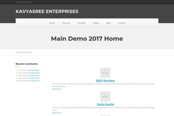 BuildPress theme site design template sample