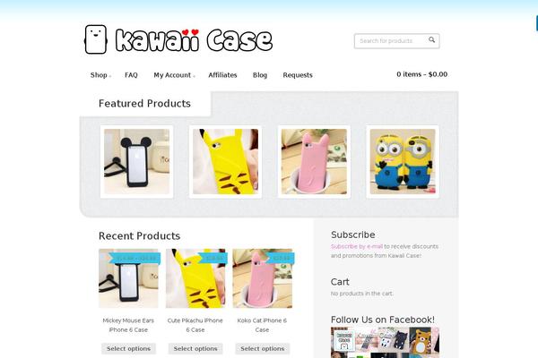 Wootique theme site design template sample