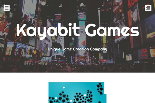 Eighties theme site design template sample