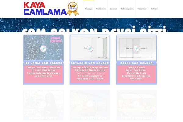 Kaya theme site design template sample