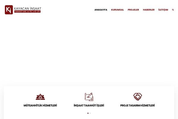 Porto theme site design template sample