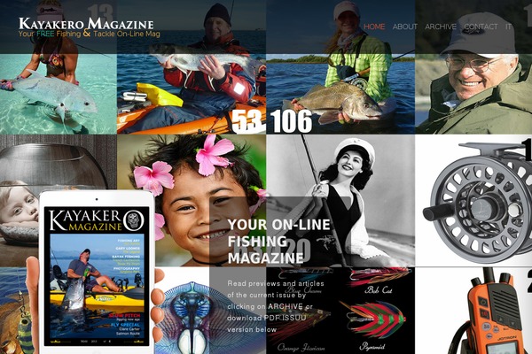 kayakeromagazine.com site used Genesis-sample