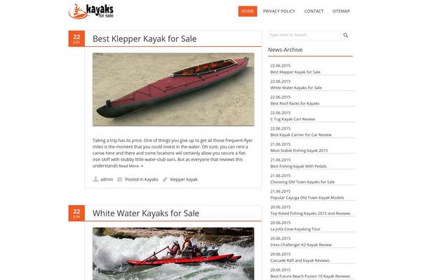 Fruitful theme site design template sample