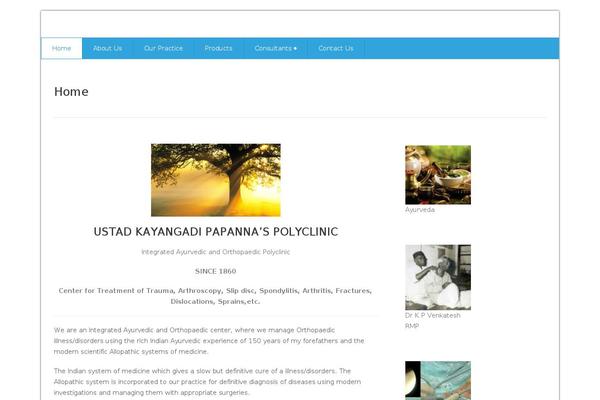 Twenty Sixteen theme site design template sample