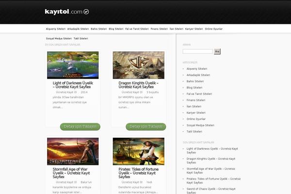 InReview theme site design template sample