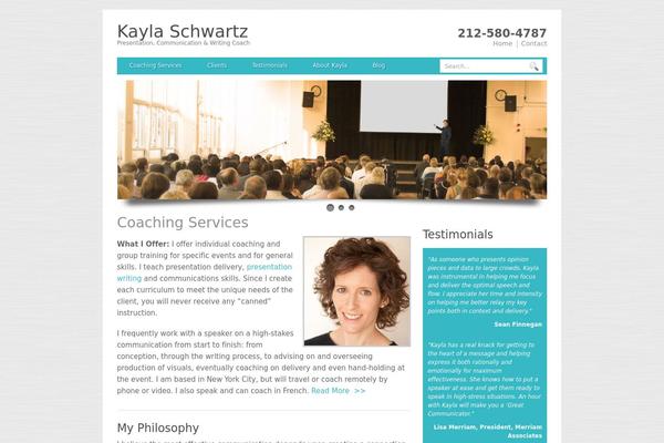 kaylaschwartz.com site used Clearlayout