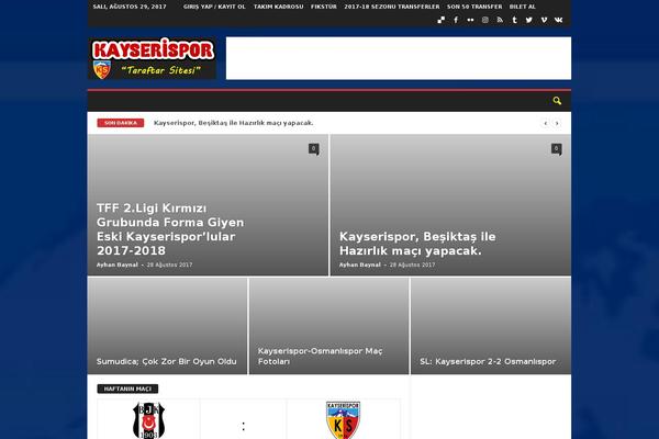 kayserispor.com site used NewsMag