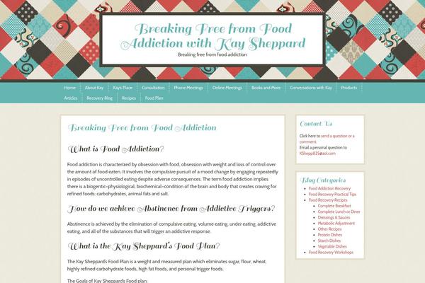 Patchwork theme site design template sample