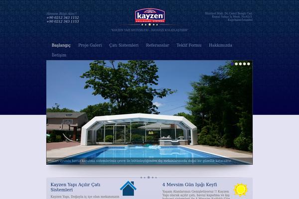 Hospitality theme site design template sample