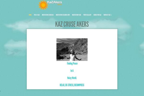 Sky theme site design template sample
