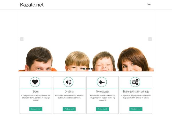 Hathor theme site design template sample