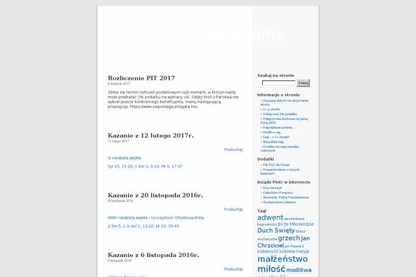 Default theme site design template sample