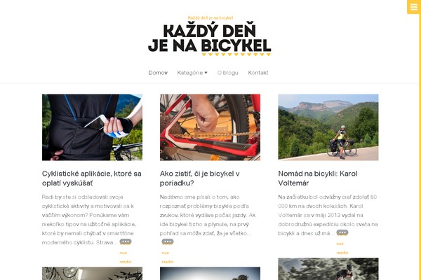 kazdydenjenabicykel.sk site used Draft