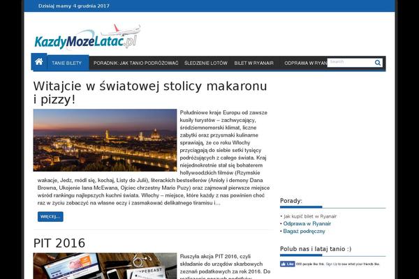 SuperMag theme site design template sample