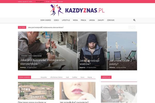 kazdyznas.pl site used Newspaper