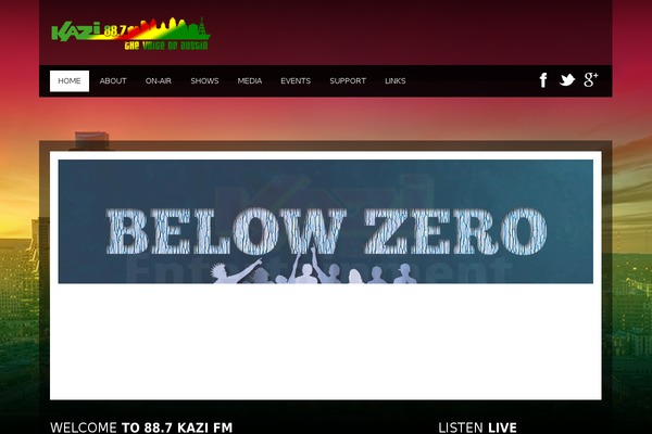 Soundwave theme site design template sample