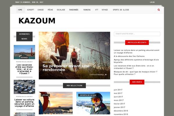 kazoum.com site used Appetizing