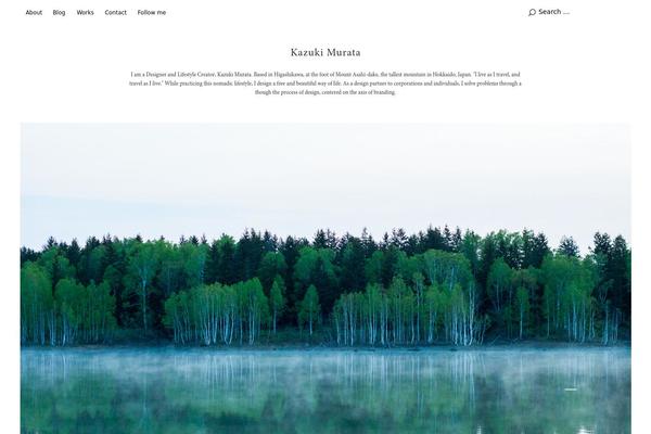 Ubud theme site design template sample