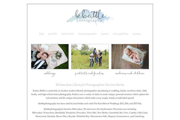 Prophoto4 theme site design template sample
