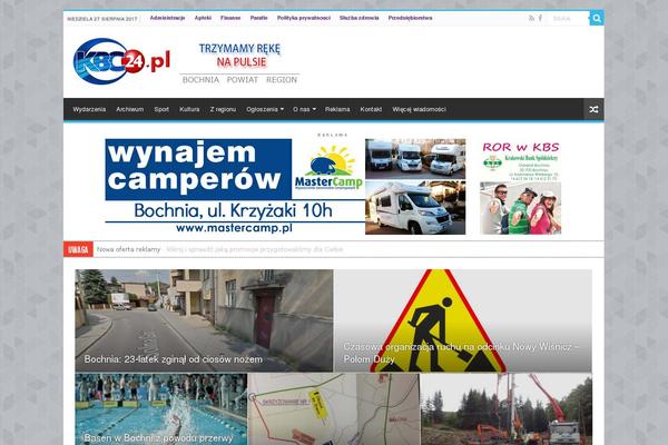 Site using Weather Underground plugin