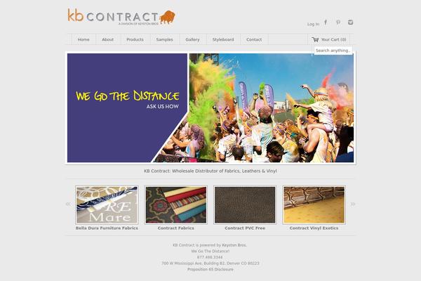 kbcontract.com site used Storefront Elegance