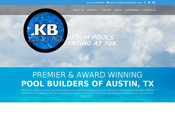 kbcustompools.com site used First-class-pools