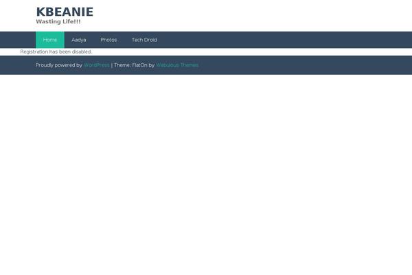 kbeanie.com site used News Bulletin