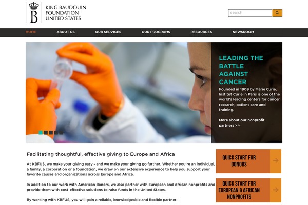 King theme site design template sample