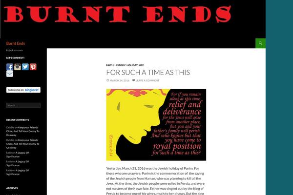 Twenty Fourteen theme site design template sample