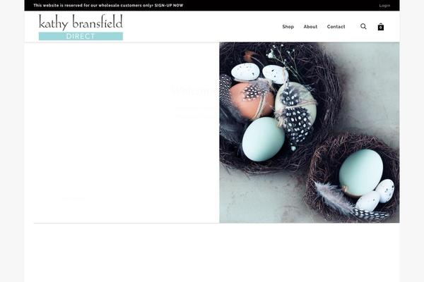 Atelier theme site design template sample