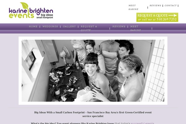 kbrightenevents.com site used Credence