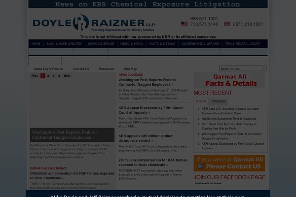 kbrlitigation.com site used Transcriptv1024