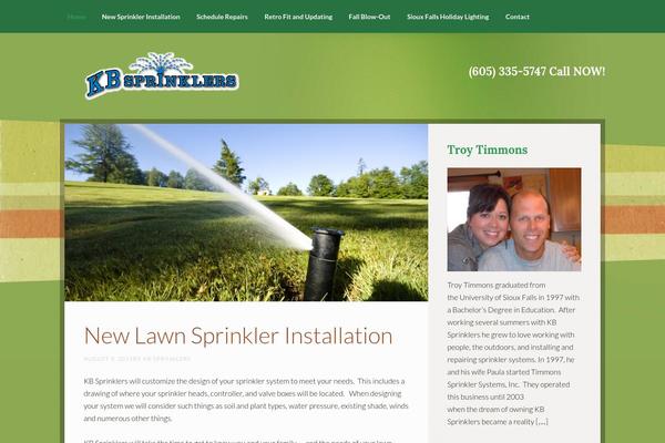 Going Green Pro theme site design template sample