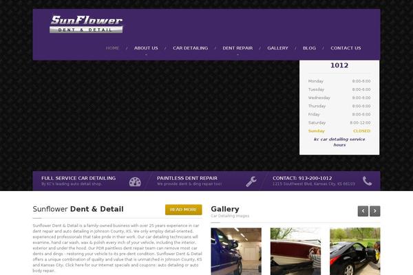 CarPress theme site design template sample