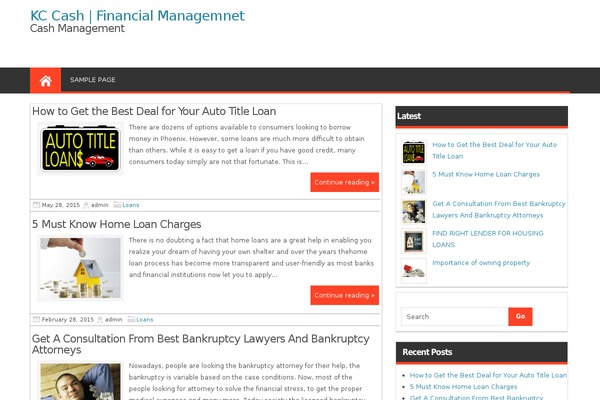 Magazine Style theme site design template sample