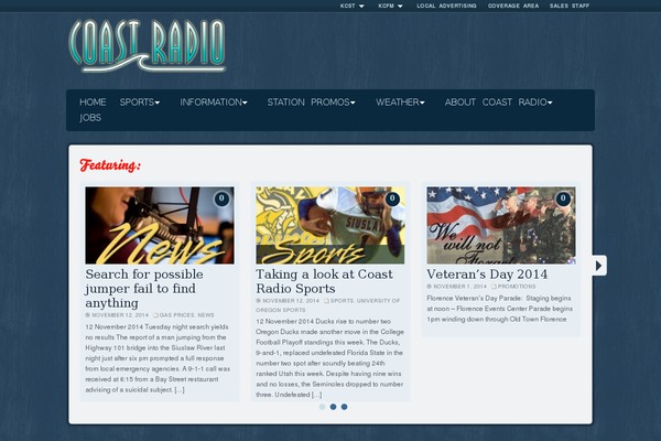 kcfmradio.com site used Evertis