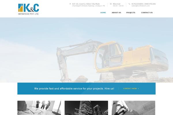kcinfratech.com site used Megaproject-v1-04